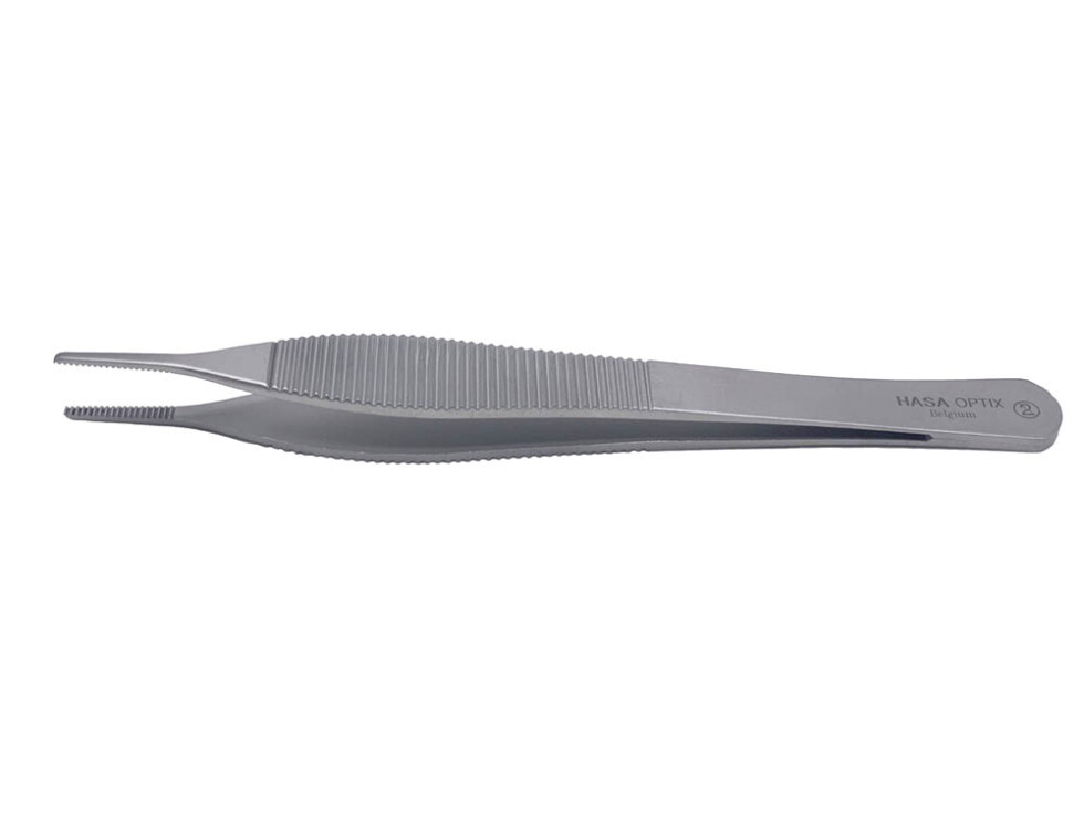 Adson Forceps Non Toothed Serrated Jaws Hasa Optix